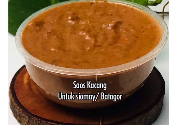 Resep Saos Kacang untuk Siomay / Batagor Anti Gagal