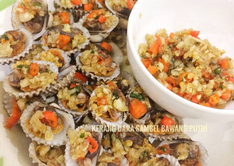 Resep Kerang dara Sambel bawang putih Anti Gagal