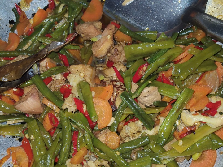 Resep Oseng kacang dan ayam, Bikin Ngiler