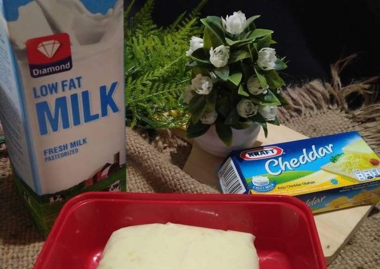 Langkah Mudah untuk meracik Cream Cheese KW simple. Murah meriah yang Bisa Manjain Lidah