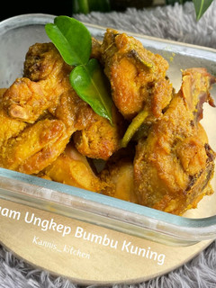 Foto resep 138. Ayam Ungkep Bumbu Kuning | Frozen Food| | Meal Prep