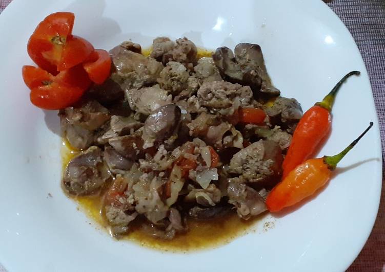 Goreng Asem Ati Ampela