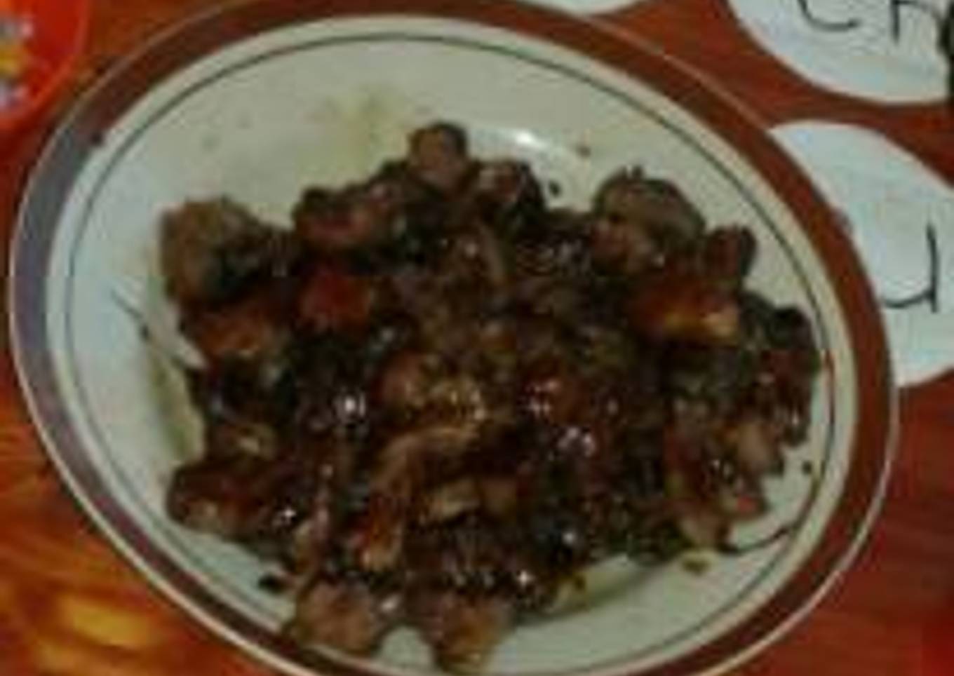 Sate kambing teflon
