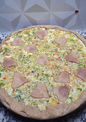 Una foto de Tarta integral de brócoli!