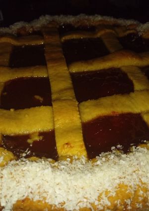 Una foto de Pasta frola con aceite, muy fácil!