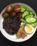 [Giảm cân #D_8] Cơm gạo lứt + gà (311 calo)