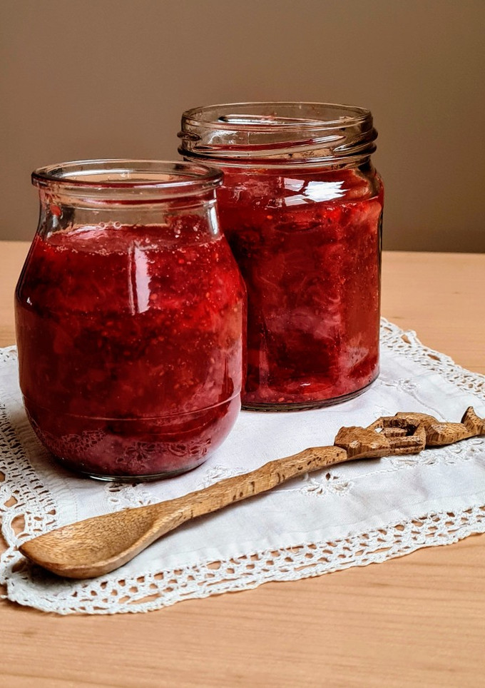 Una foto de Mermelada de frutillas sin azúcar ni edulcorante 🍓