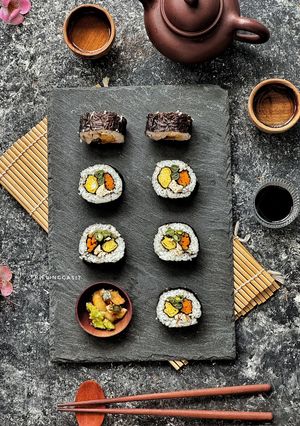 Foto resep Sushi dg Isian Tamagoyaki & Ayam Leftovers