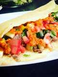 Taco de carne asada en costra de queso #keto