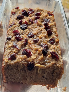 Una foto de Tortita saludable de manzana y coco 🍎🥥