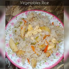 A picture of Vegetables Rice 🍚.