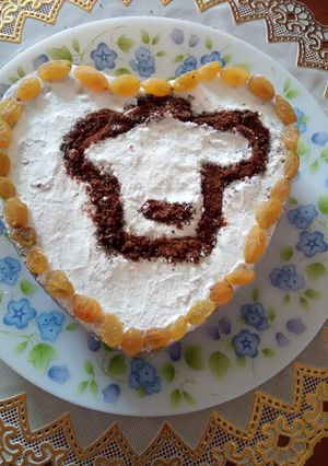 A picture of Chocolate coco cake.