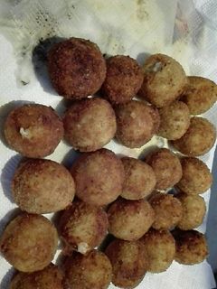 صورة لوصفة كرات الدجاج بجبن الموزاريلا