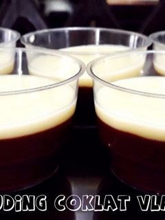 Foto resep Puding Coklat Vla