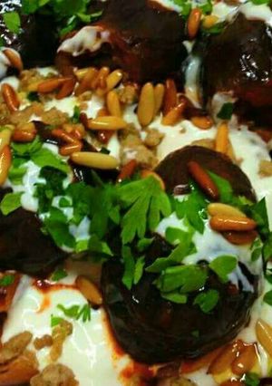صورة لوصفة فتة مكدوس