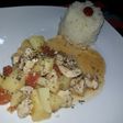Estofado de pollo con arroz