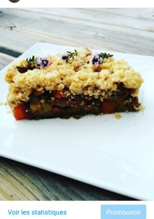 Une photo de Crumble de légumes