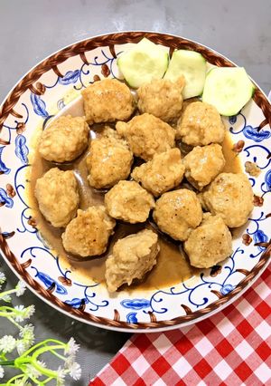 Foto resep Pentol Bumbu Rendang
