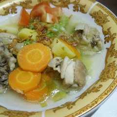 รูปของ Chicken soup 15 menit jadi
