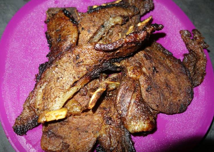 Recipe of Perfect Chargrilled Beef steak