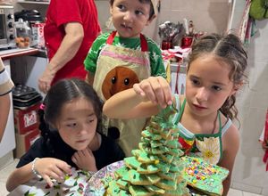 Una foto de Arbolito de Navidad con Galletas
