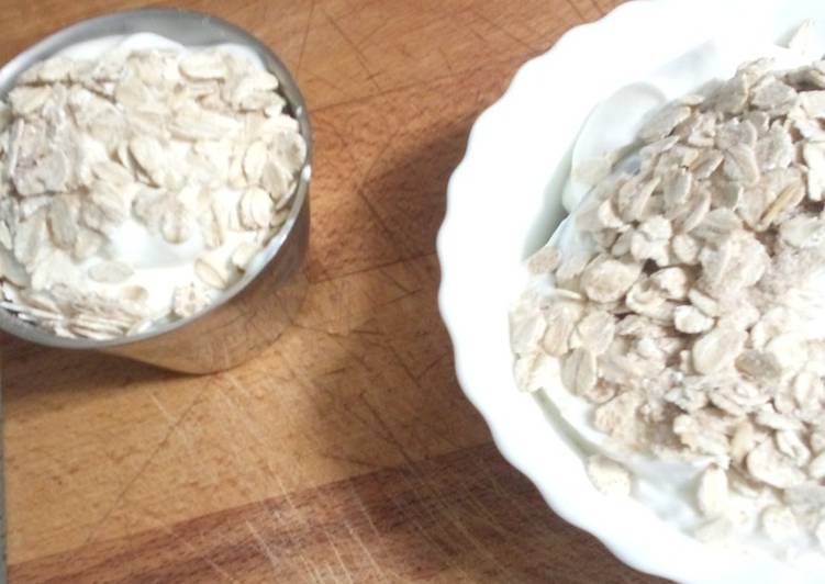 Yogurt de avena y frutos secos