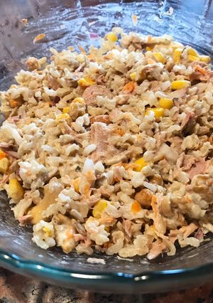 Una foto de Arroz integral con frutos secos