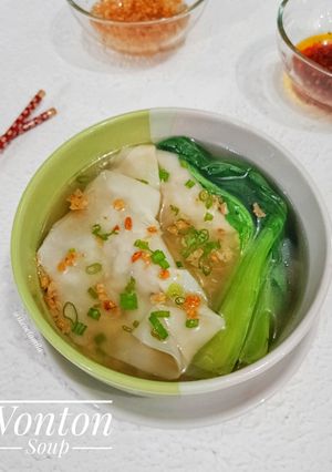 Foto resep Wonton Soup / Sup Pangsit Ayam