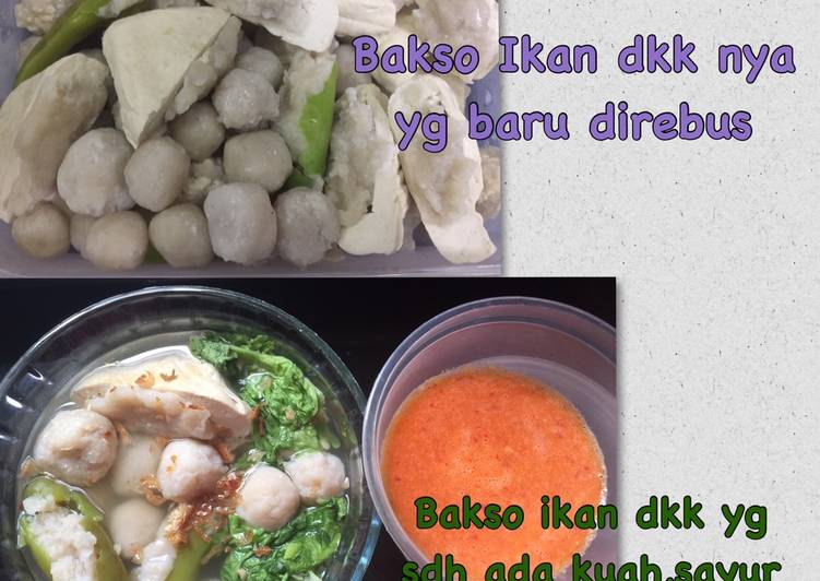 Bakso Ikan dkk nya homemade