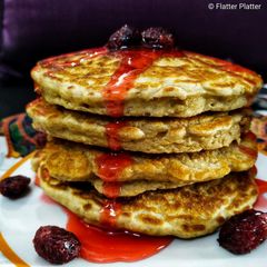 Whole wheat Oats Pancakes A picture of Whole wheat Oats Pancakes.