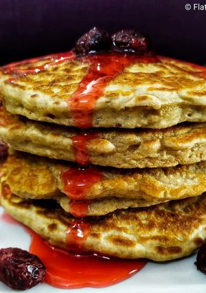 A picture of Whole wheat Oats Pancakes.