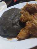 Egg plant/garden egg Amala😋
