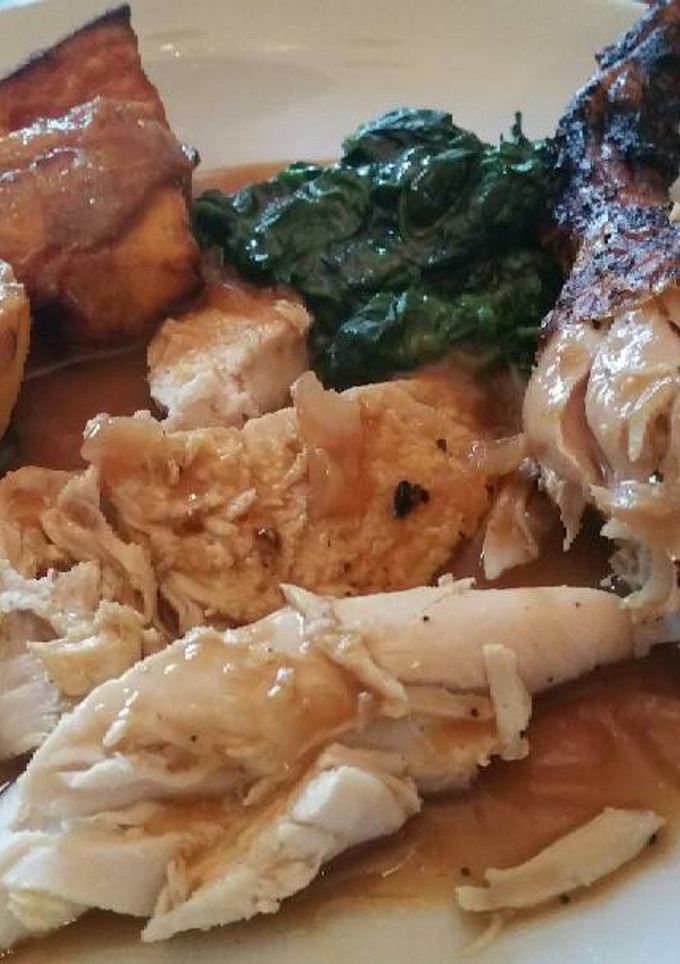 Una foto de Pollo al horno "Empire" al estilo de Jamie Oliver