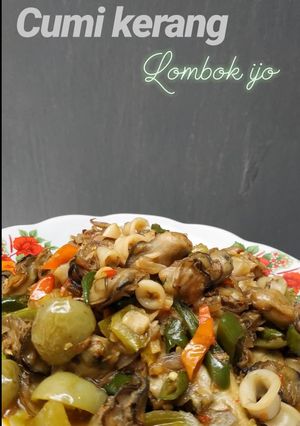 Foto resep Cumi Kerang Lombok Ijo