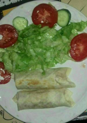 Una foto de Burritos de asada