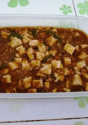 Foto resep Mapo tahu/mun tahu