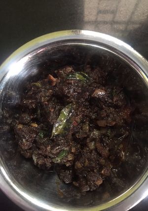 A picture of Spleen fry goat.