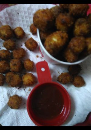 A picture of Paneer popcorns.