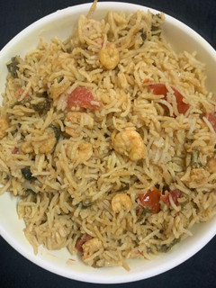 இறால் பிரியாணி (Iraal biryani recipe in tamil) செய்முறை முக்கிய புகைப்படம்