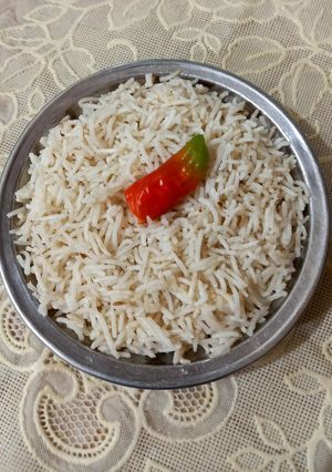 A picture of Boiled rice🍚🌾.