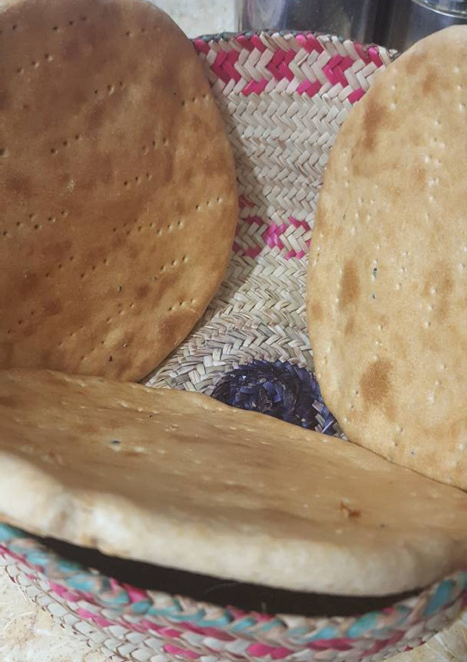 صورة لوصفة الخبز اليمني بالبر