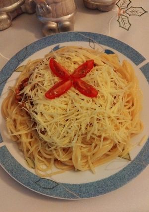Bolognai spagetti növényi sajttal. # gluténmentes #tejmentes recept fotója