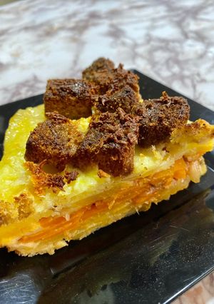 Una foto de Pastel de vegetales