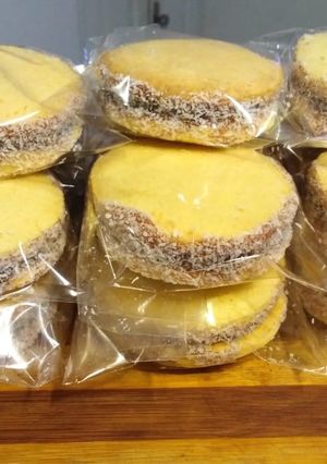 Una foto de Alfajores de maicena