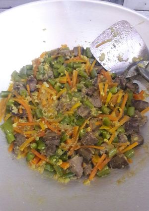 Foto resep Tumis Wortel Buncis With telur dan Ati Ayam