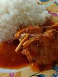 Pollo en salsa de tomate /guiso (a mi manera)