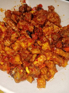 Foto resep Balado hati ampela dan tempe