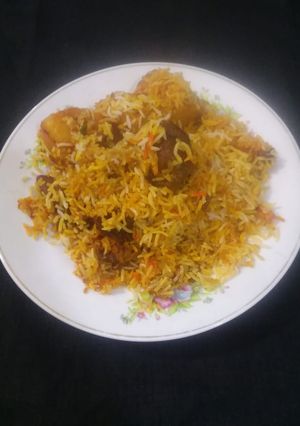 A picture of Beef biryani.