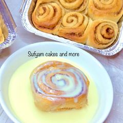A picture of Cinnamon rolls.