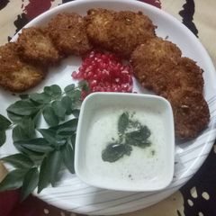 A picture of Sabudana tikki.